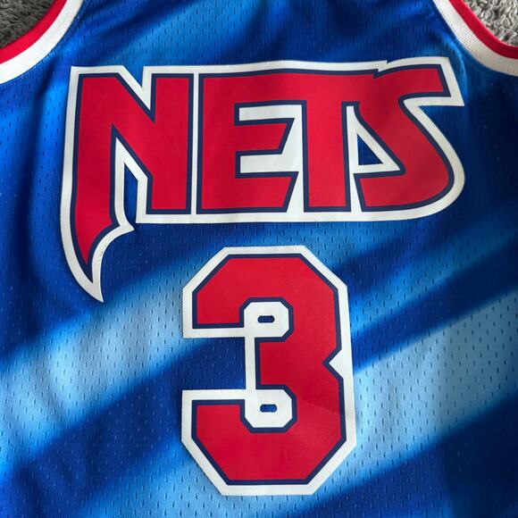 Authentic Mitchell & Ness NBA New Jersey Nets Drazen Petrovic 90-91 Jersey Sz S - Picture 3 of 9